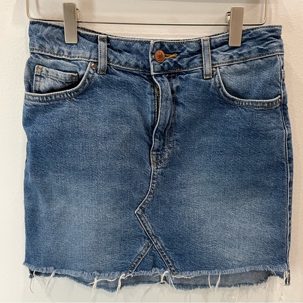 Forever 21 Los Angeles Denim Jean Mini Skirt